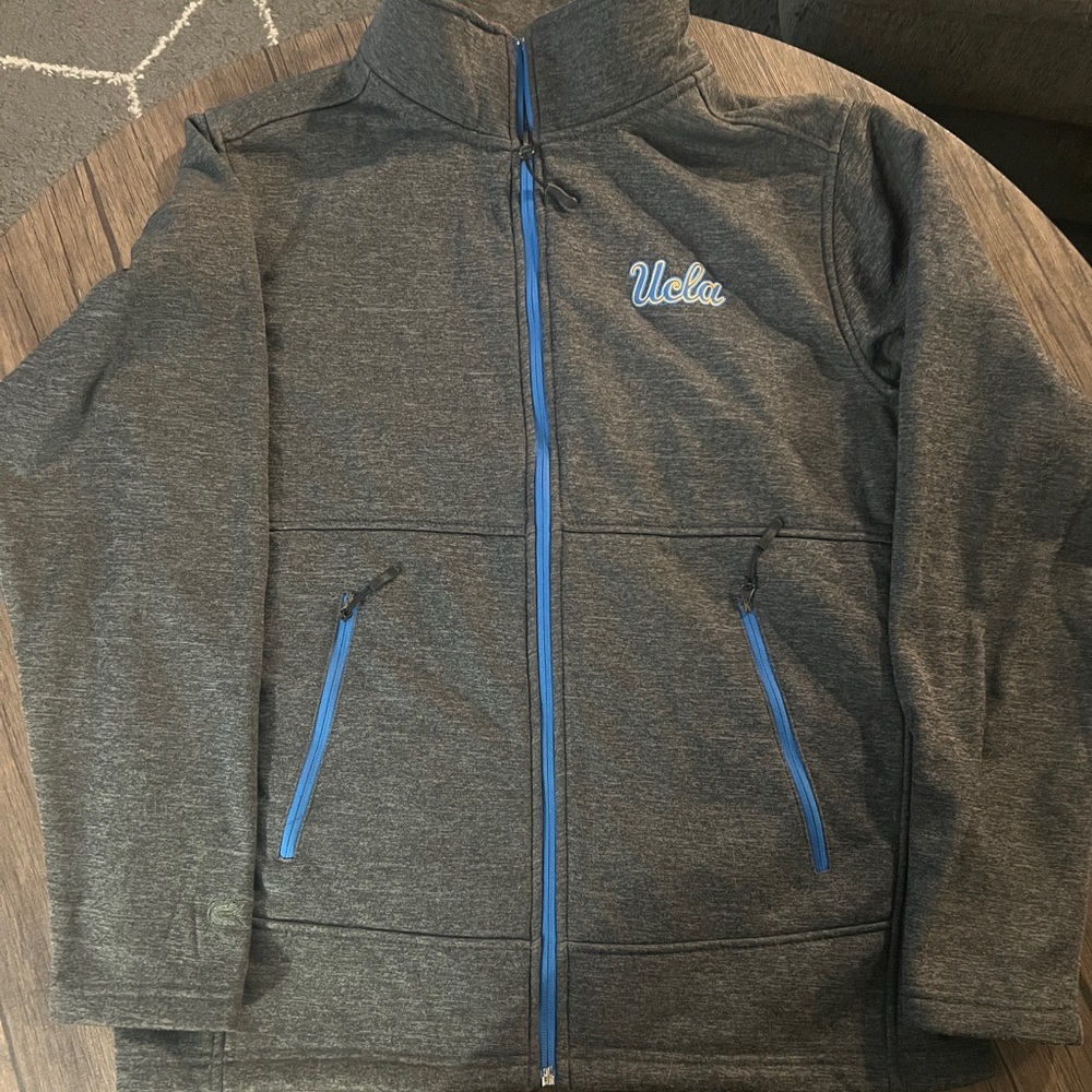 UCLA Bruins Men’s Charcoal Jacket with Blue Trim
